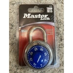 Master Lock 1506D Hardened Steel Blue Combination Dial Padlock NEW SEALED